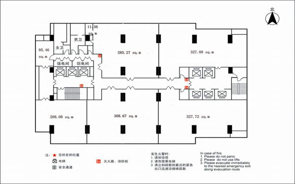 北京廣播大廈平面圖