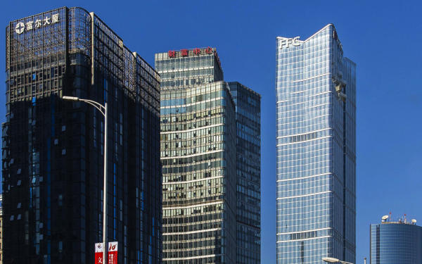 北京財富中心外觀圖