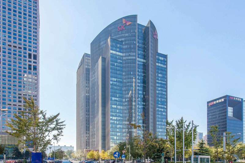 北京國貿(mào)SK大廈外觀圖