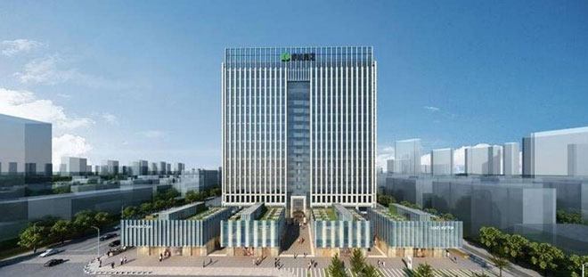 綠地金融中心外觀圖