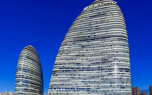 望京soho實(shí)景圖